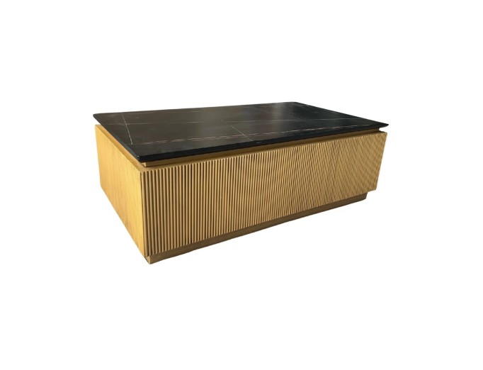 Salontafel Loqum CT Black Keramiek tafelblad