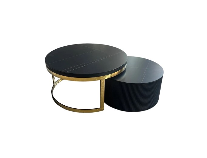 Salontafel Fox Gold Zwart