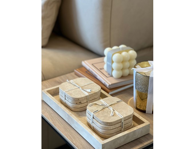 Mooisa Travertine dienblad Tray